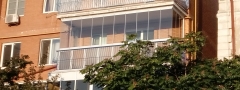 Остекление балкона, складная система Tiara Max